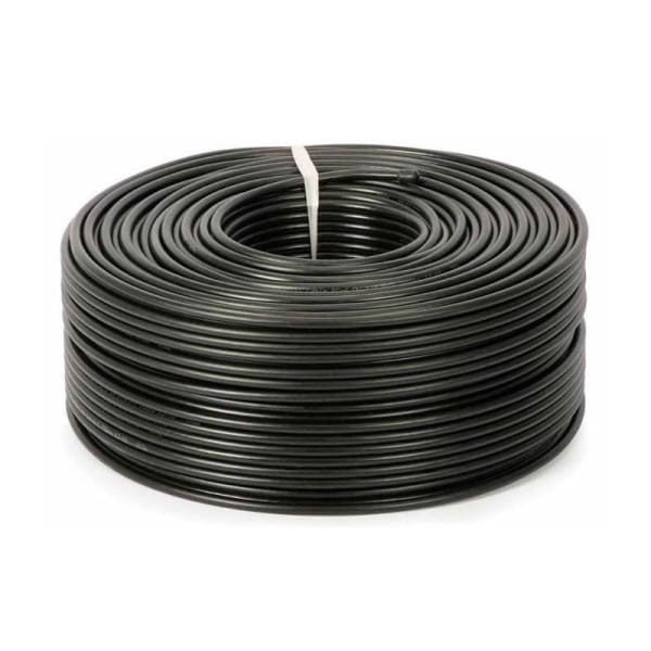 Bobine câble caméra de surveillance COAXIAL 100m Noir (RG59/KX6A) Bobine câble caméra de surveillance COAXIAL 100m Noir (RG59/KX6A)